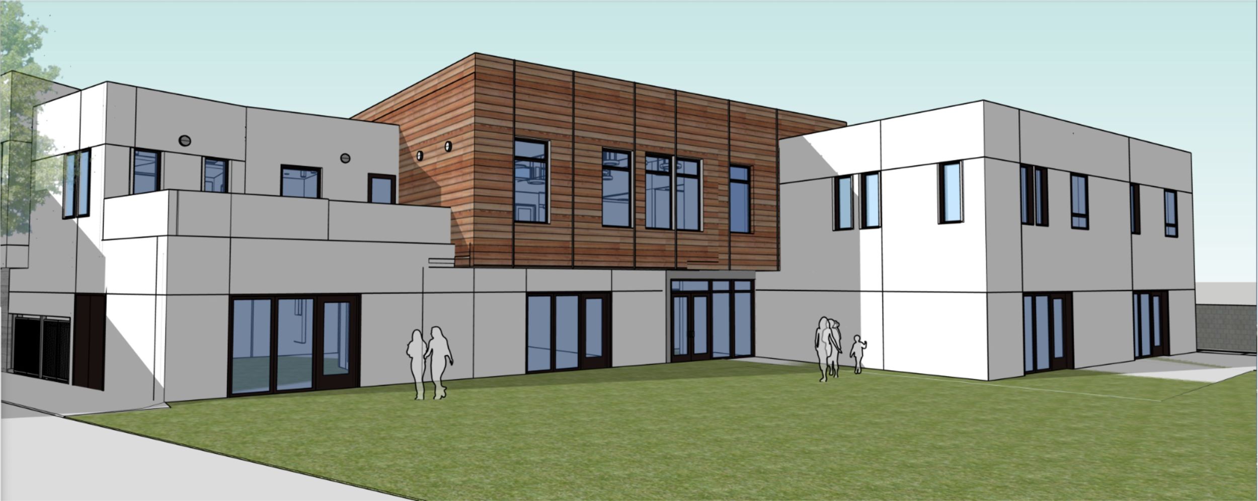WPC Phase One Exterior View - Back