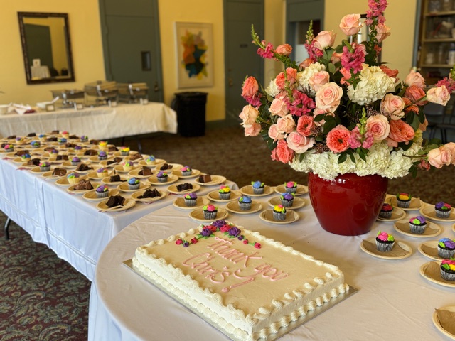 Cake and cupcakes for chris