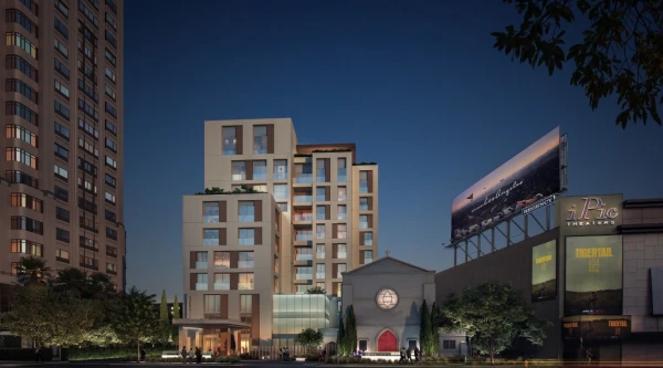 Phase 2 Building at Night